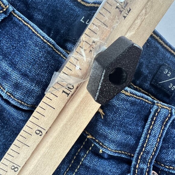 Lucky Brand Jean Men 32x28* 412 Athletic Slim Blue Faded Stretch Denim Tag 32x30 - Picture 15 of 16